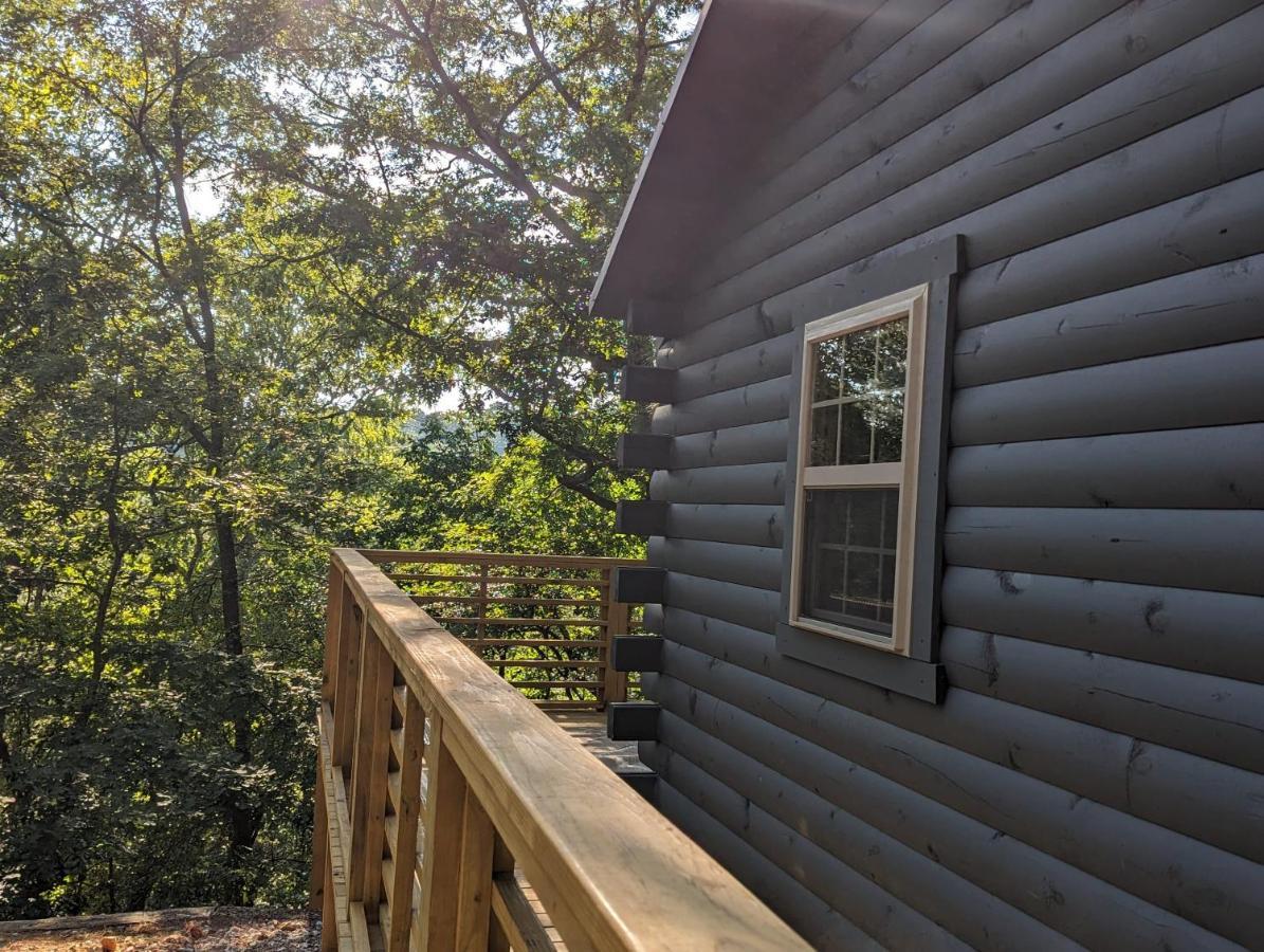 Cabin #6 With Hot Tub Deck And Sunset View At Loblolly Pines Eureka Springs Exterior foto