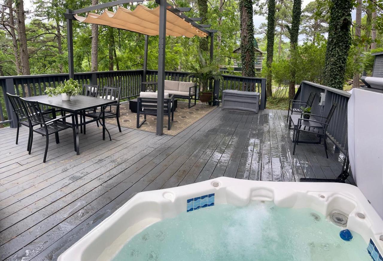 Cabin #6 With Hot Tub Deck And Sunset View At Loblolly Pines Eureka Springs Exterior foto